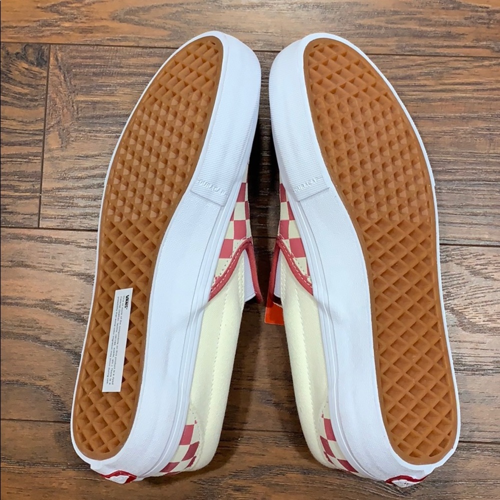 VANS SLIP-ON PRO CHECKERBOARD Mineral Red MEN’S - Picture 12 of 16